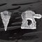Star Wars Silicone Mold for Ice, Soap, Chocolate & More, 2-Pack